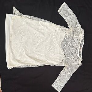 Elegant Lace White dress